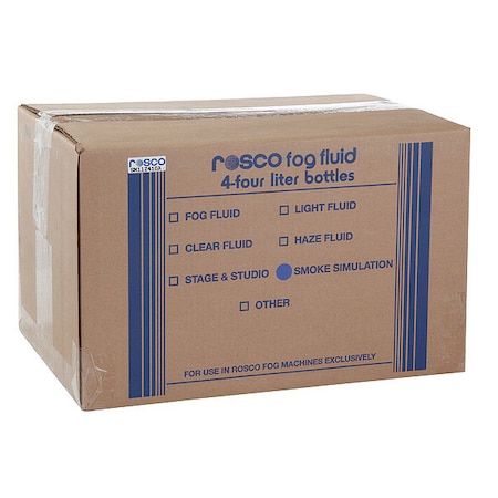 Rosco Smoke Machine Fluid, 4L bottle, PK4 710-035