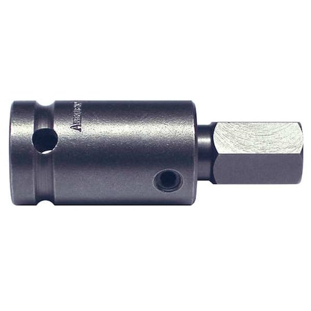 Apex Tool Group 1/2 in Drive Hex Socket Bit Metric 14mm Tip, 2 1/2 in L SZ-5-7-14MM