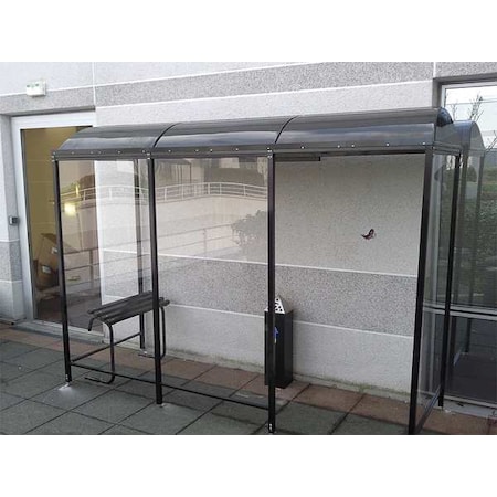 No Butts Bin Co Smoking Shelter - Free-Standing NBS0416FS