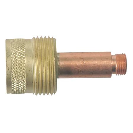 MILLER ELECTRIC Gas Lens, Copper/Brass, 1/8 In, PK2 995795