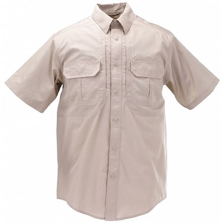 5.11 Tactical Shirt, 35% Cotton, 65% Polyester, Button, 4 Pocket(s), Khaki, L 71175