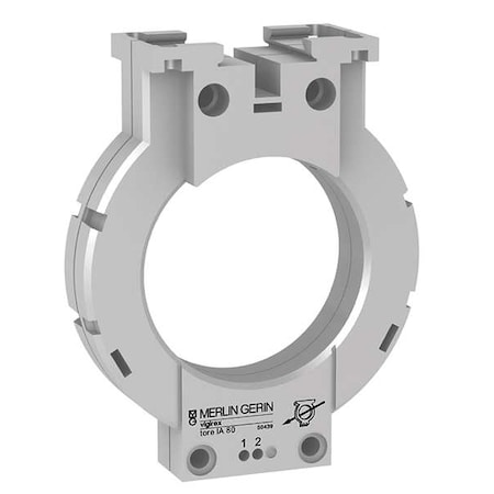Schneider Electric Ground Fault Sensor, Toroid, 80 mm, 160A 50439
