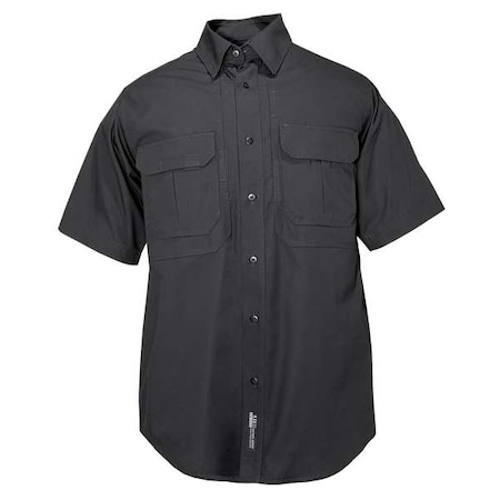 5.11 Tactical Shirt, 100% Cotton, Button, 4 Pocket(s), Black, M 71152