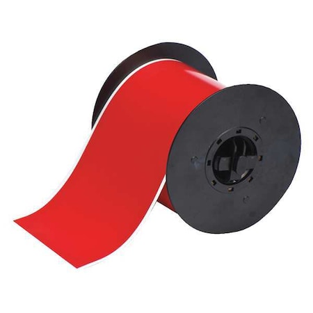 Brady Tape, Red, Labels/Roll: Continuous B30C-4000-595-RD