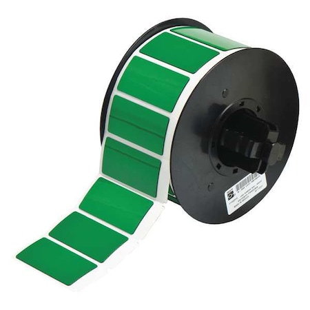 Brady Raised Panel Label, Green, Labels/Roll: 300 B30EP-173-593-GN