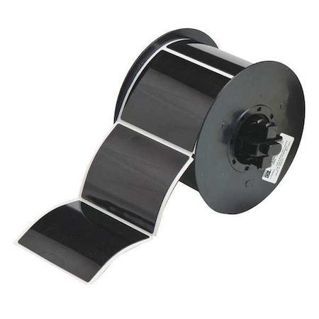 Brady Raised Panel Label, Black, Labels/Roll: 125 B30EP-177-593-BK