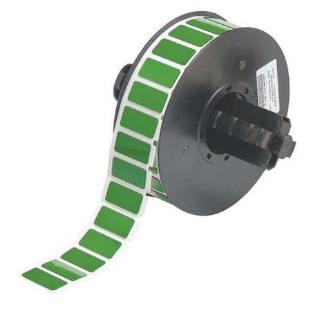 Brady Raised Panel Label, Green, Labels/Roll: 610 B30EP-171-593-GN