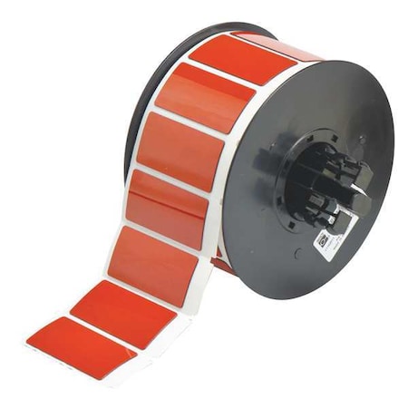 Brady Raised Panel Label, Red, Labels/Roll: 300 B30EP-173-593-RD