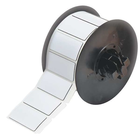 Brady Pre-Cut Label Stock Roll, White, Gloss B30EP-173-593-WT