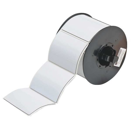 Brady Pre-Cut Label Stock Roll, White, Gloss B30EP-177-593-WT