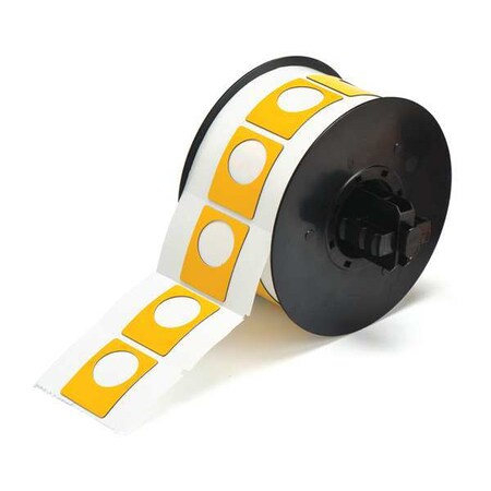 Brady Raised Panel Label, Yellow, Labels/Roll: 235 B30EP-167U-593-YL
