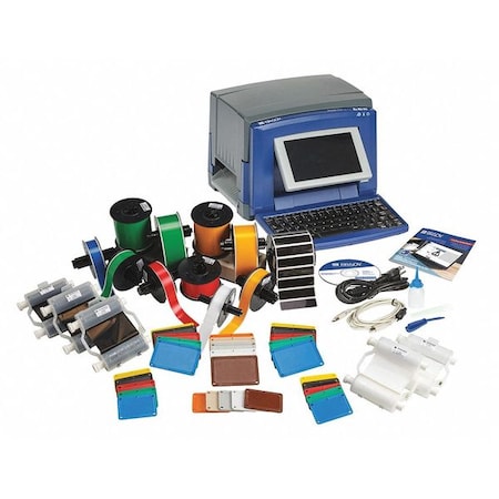 Brady Desktop Label Printer Kit, S3100 Series, Single Color Capability S3100W-PIPE-KIT