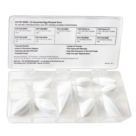 Sp Scienceware SPINBOX, STIRRING BAR, PTFE, ASST, PK13 F37187-0000