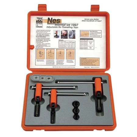 Zoro Select Thread Repair Kit, Internal 5/16 in to 13/16 in Thrd Sz, Steel, Steel NES1007