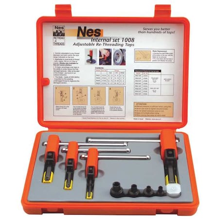 Zoro Select Thread Repair Kit, Internal 5/16 in to 1 1/4 in Thrd Sz, Steel, Steel NES1008