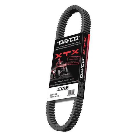 Dayco Snow/ATV V-Belt, Industry Number XTX2240 XTX2240