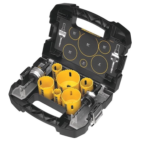 Dewalt 9 Pc. Electrician's Hole Saw Kit D180002