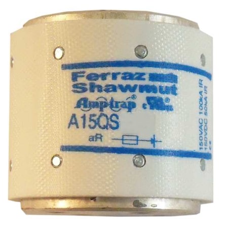Mersen Semiconductor Fuse, 2,000A, Fast-Acting, 150V AC, Cylindrical A15QS2000-128