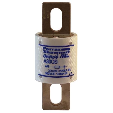 Mersen Semiconductor Fuse, 800A, Fast-Acting, 300V AC, Bolt-On A30QS800-4