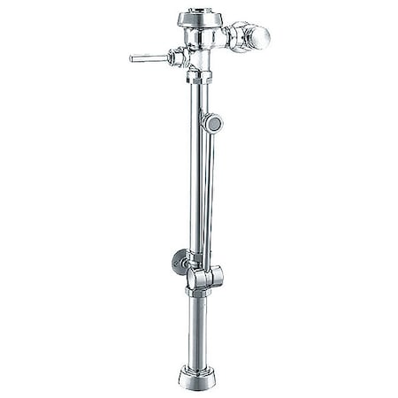Sloan Bedpan Washer Flush Valve, 1.6 gpf, Inlet Size 1", Spud Coupling Size 1-1/2", Finish: Chrome plated Royal BPW 1100-1.6