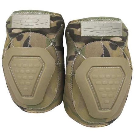 Damascus Gear Knee Pad, Non-skid, Foam Pad, Foam Cap, hook-and-loop Closure, 2 Straps, Camouflage, Universal DNKP-M