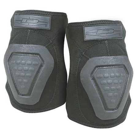 Damascus Gear Elbow Pads, Non-skid, Foam, Plastic Pad, Foam Cap, hook-and-loop Closure, 2 Straps, Black DNEP-B