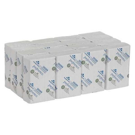 Georgia-Pacific Pacific Blue Select Multifold Paper Towels, 2 Ply, 250 Sheets, White, 16 PK 20389