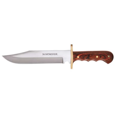Gerber Fixed Blade Knife, 8-3/4 In, Wood, Sheath 22-41206