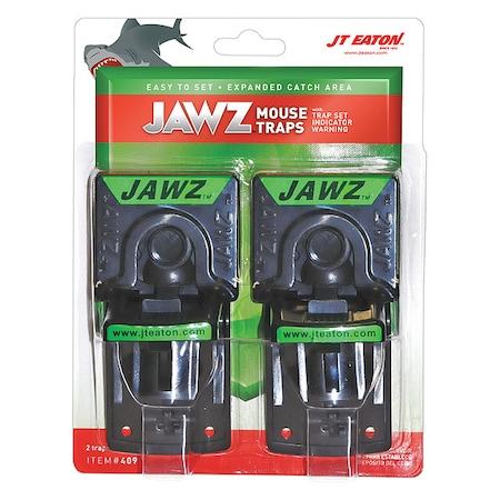 Jt Eaton Mouse Trap, 7-1/2 In. L, 5-1/4 In. W, PK2 409