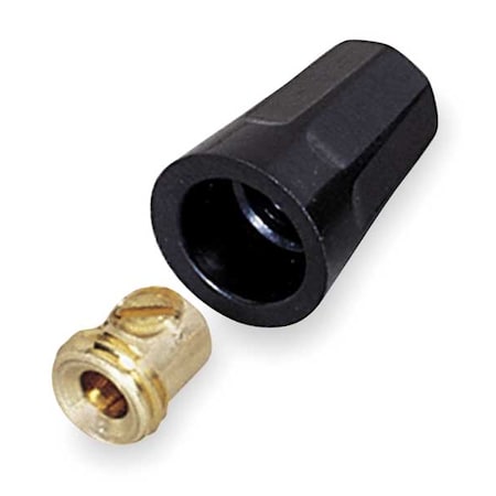 Ideal Mechanical Lug, Black, 300 V, 100 PK 30-210