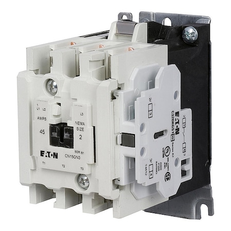 Eaton 480VAC Non-Reversing Magnetic Contactor 3P 45A NEMA 2 CN15GN3CB