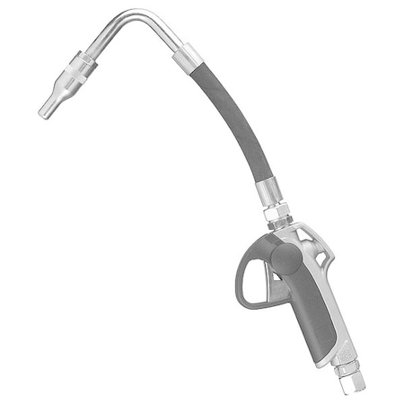 Lincoln Industrial DrumPumpNozzle, 1/2in, NPTF, Curved9inSpout 758F