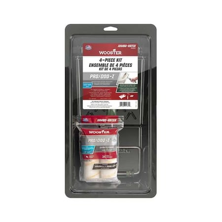 Wooster Paint Roller Kit, 4 I/2 In RR393-4 1/2