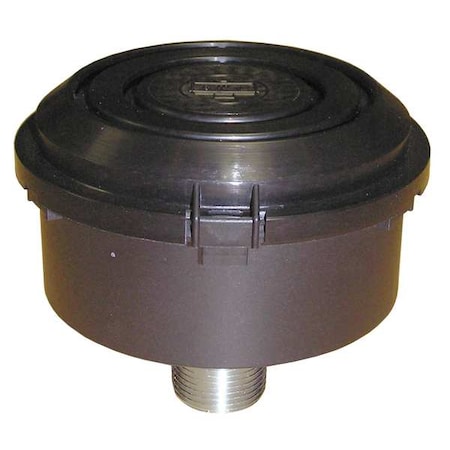 Solberg Filter Silencer, 1/2 In MNPT, 10 CFM Max PS-06-050