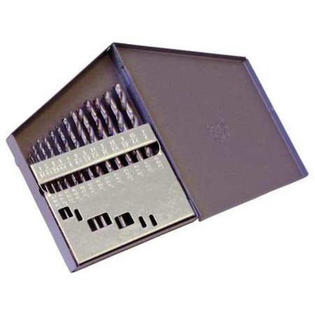 Chicago-Latrobe 13PC 135 Degree Heavy-Duty Jobber Length Drill Set Chicago-Latrobe 150ASP-TA TiAlN HSS 1/16-1/4x1/64 42801