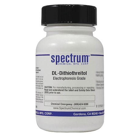 Spectrum Chemical DL-Dithiothreitol, Elctrophrss Grade, 25g D3072-25GM