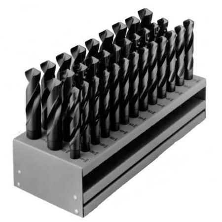 Chicago-Latrobe 33PC 1/2 Reduced Shank Silver & Deming Drill Set Chicago-Latrobe 190 Steam Oxide HSS 1/2-1IN 69858
