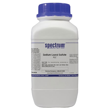 Spectrum Chemical Sodmauryl Slft, FCC, 500g S1332-500GM