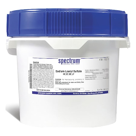 Spectrum Chemical Sodmauryl Slft, NF, EP, BP, JP, 2.5kg SO180-2.5KG