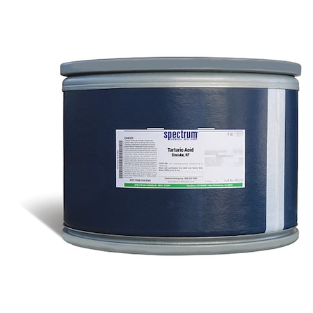 Spectrum Chemical Tartaric Acid, Grnlr, NF, 25kg TA105-25KGBL