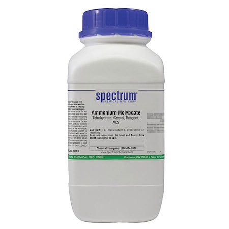 Spectrum Chemical Amnm Mlybdt, Ttrhydrt, Crstl, Rgnt, ACS, 2.5k A1210-2.5KG