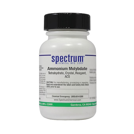 Spectrum Chemical Amnm Mlybdt, Ttrhydrt, Crstl, Rgnt, ACS, 25g A1210-25GM