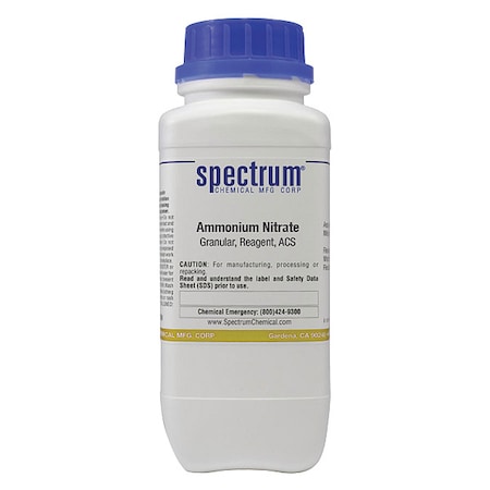 Spectrum Chemical Ammnm Ntrt, Grnlr, Rgnt, ACS, 500g A1215-500GM