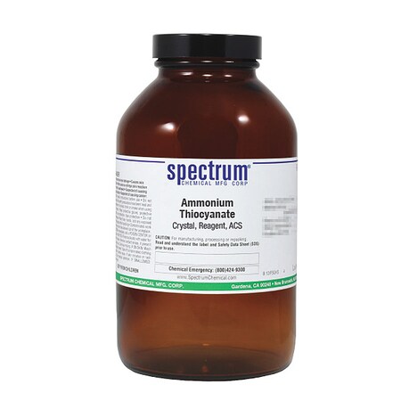 Spectrum Chemical Ammnm Thiocyanate, Crstl, Rgnt, ACS, 500g A1270-500GM