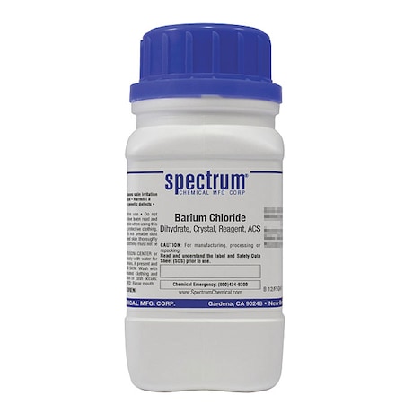 Spectrum Chemical Barium Chlrd, Dihdrt, Crstl, Rgnt, ACS, 125g B1025-125GM