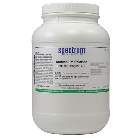 Spectrum Chemical Ammnm Chlrd, Grnlr, Rgnt, ACS, 2.5kg A1165-2.5KG