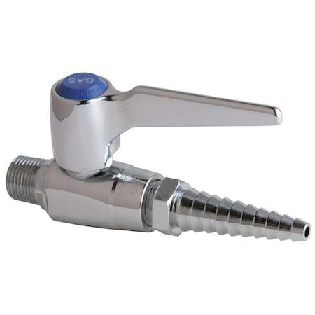 Chicago Faucet 3/8" MNPT x Barb Brass Ball Valve Inline 909-AGVCP