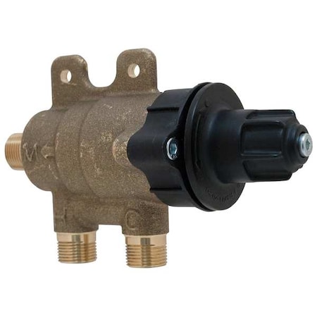 Chicago Faucet Tempering Valve, 3/8 In Compression, Brass 131-ABNF