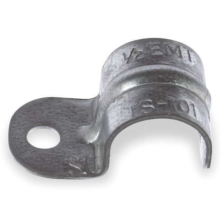 Zoro Select One Hole Conduit Strap, Steel, PK100 6XC41