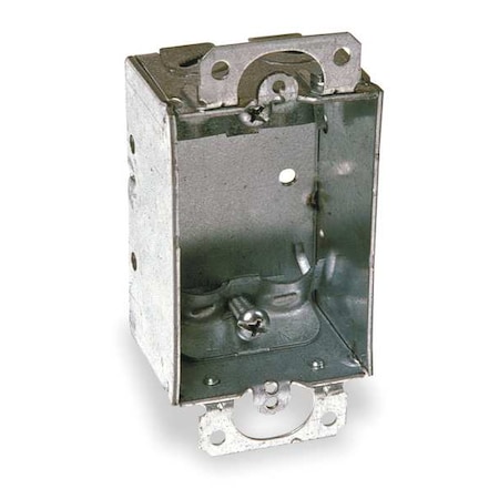 RACO Electrical Box, 7.5 cu in, Switch Box, 1 Gangs, Galvanized Zinc 410